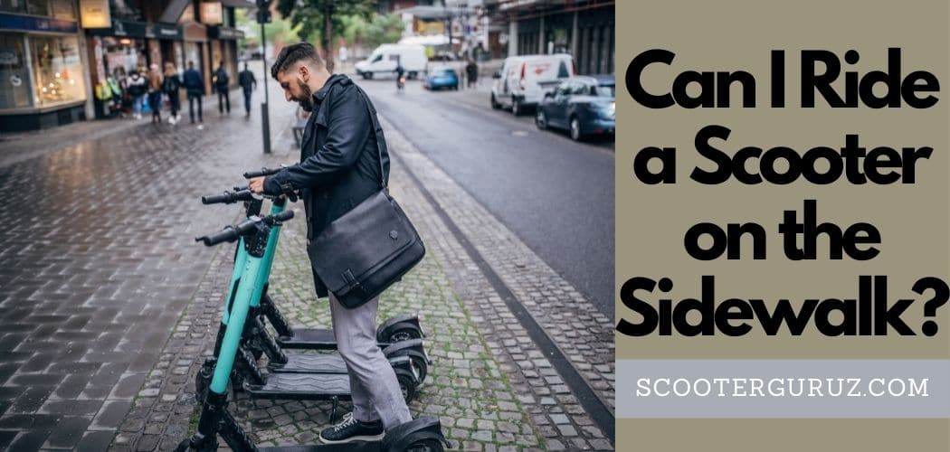 Can I Ride a Scooter on the Sidewalk?